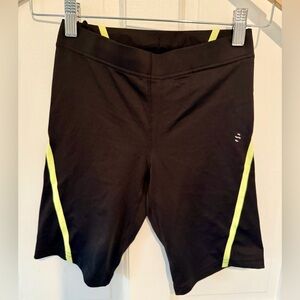 Black and Yellow Running Shorts